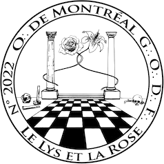 Sceau de la Loge Le Lys et la Rose